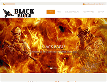 Tablet Screenshot of black-eagle-paintball.com